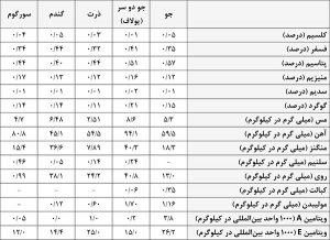 جو و نقش آن در تأمین انرژی رشد و نگهداری گوسفند